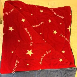 American Girl Sleeping bag - Red with White Stars